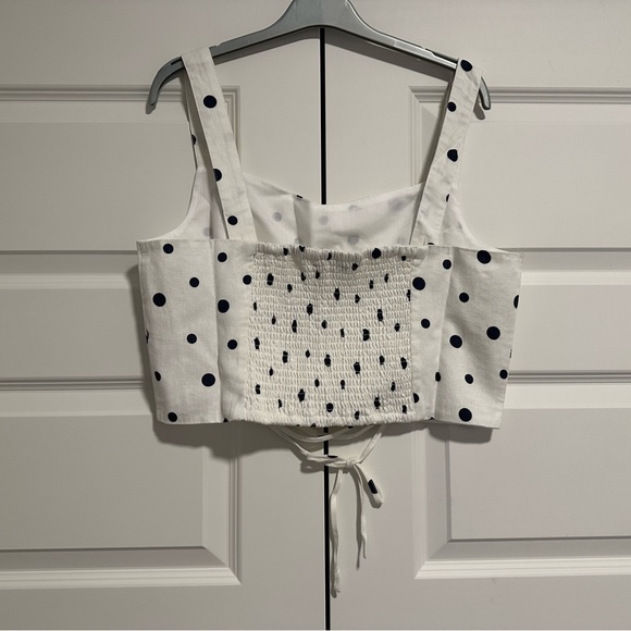 NWT Versona Too Cute Tank White with Dots Size XXL - Picture 2 of 13